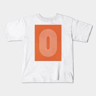 Simple Geometric Shapes - Mid Century 4 Kids T-Shirt